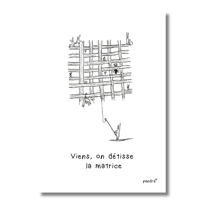 Carte Viens on détisse la matrice