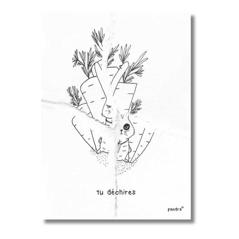 Carte Tu déchires