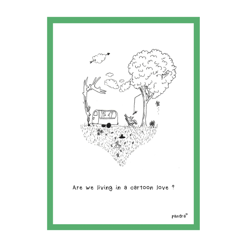 Carte Are we living in a cartoon love ?