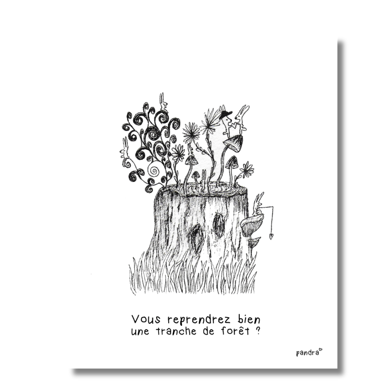 Carte Tranche de forêt