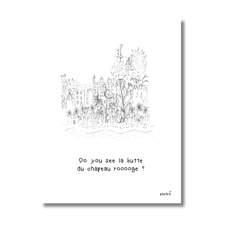 Carte La butte du chapeau rooooge