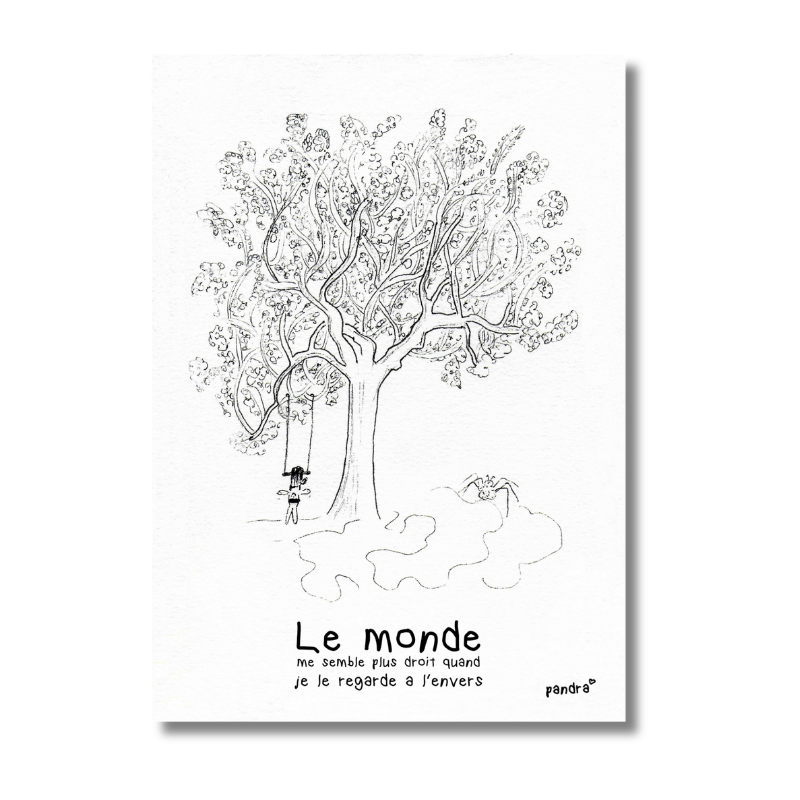 Carte Le monde à l'envers