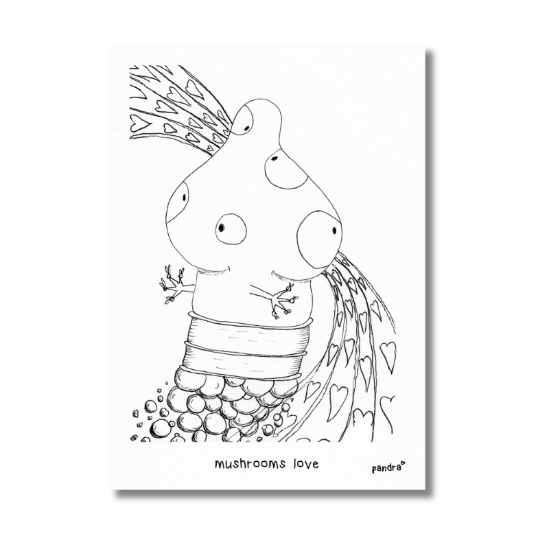 Carte Mushroom Love