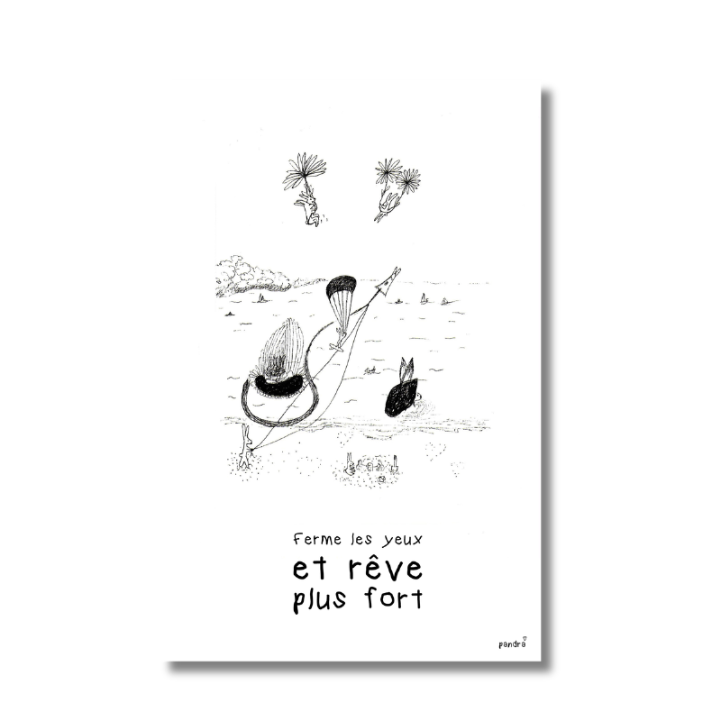 Carte Ferme les yeux et rêve plus fort