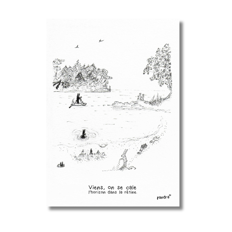 Carte L'horizon dans la rétine