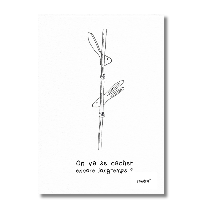 Carte Se cacher encore longtemps ?
