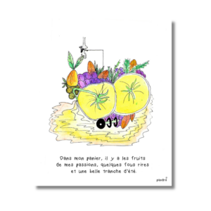 Carte Fruits de mes passions