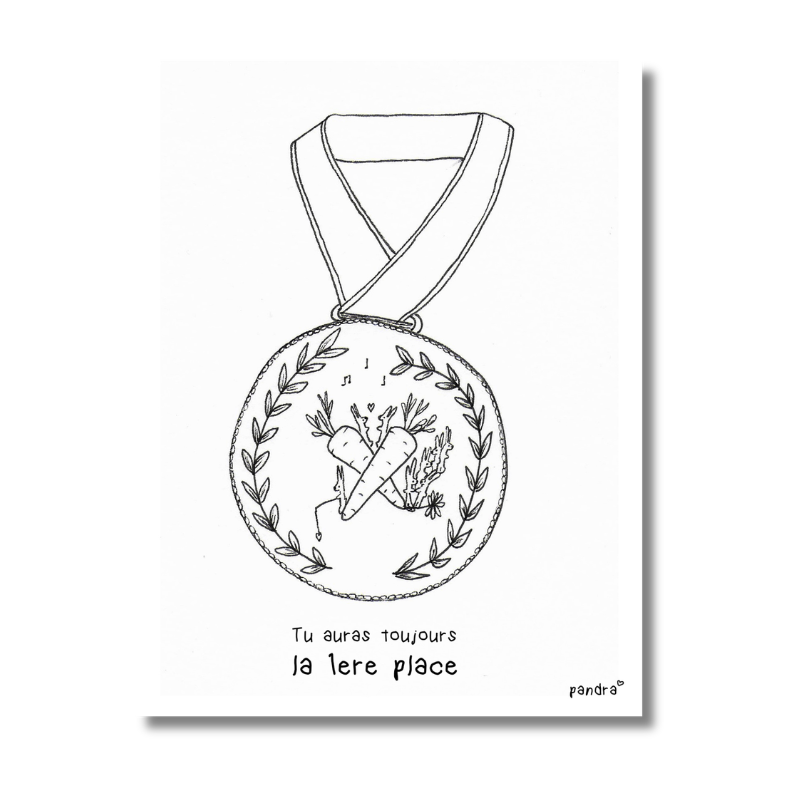 Carte Toujours la 1ere place